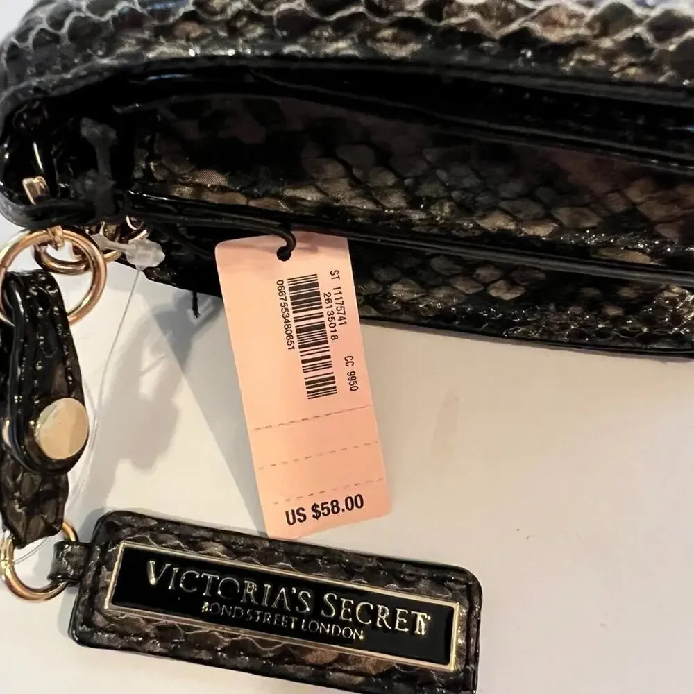 Victoria’s Secret ladies wallet, clutch, faux snakeskin - Picture 3 of 12